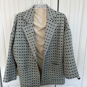 Liz Alig Portuguese Wool Pieper Coat Mint Vintage Large